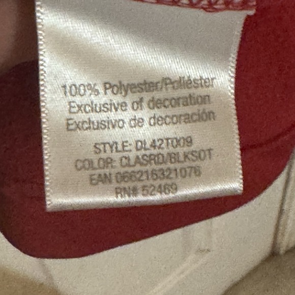 Danskin Now Women's Xtra Large red satin Track jacket size large Y2K Full Zip - Picture 3 of 10